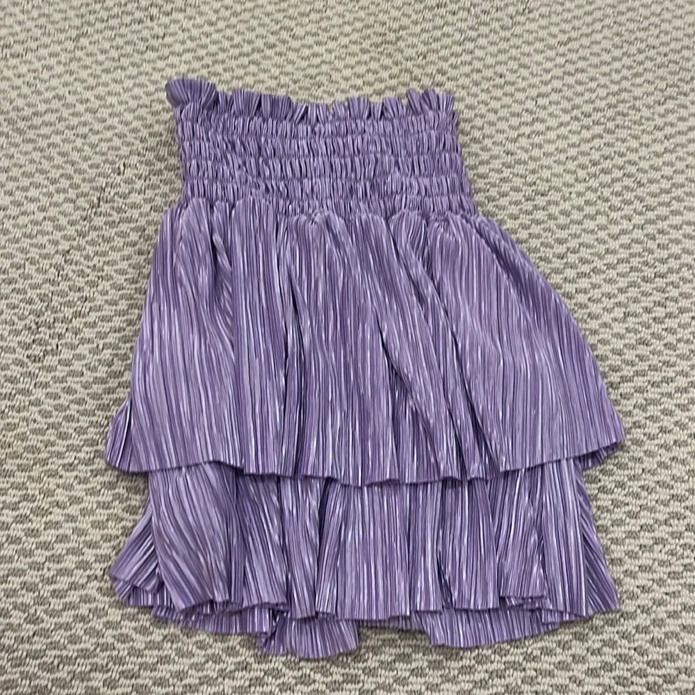 House of Wallace Purple Skirt